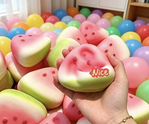 Simulation Watermelon Squeeze Toy Stress Relief Soft <b>Squishy</b> Slow Rebound Perfect Decompression Sweet Potato-Shaped PU - Product Image 1
