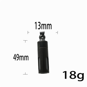 Colgante de botella de perfume de acero inoxidable yunique para hombre, collar de 3,0x60 cm, regalo para ocasiones especiales - Product Image 4