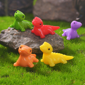 Mini-lézards en résine, figurines d'animaux miniatures pour jardin féerique, peintes à la main, pigment riche, kits DIY, accessoires décoratifs pour slime - Product Image 2