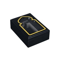Échantillon de peinture de piano brillant mdf top emballage marque sculptée luxe stile bois attar arabe ensemble boîte de parfum