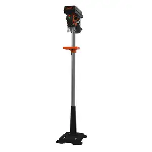 5 speed 45-degree tilt table floor drill press 50mm spindle travel 200mm swing standing drill press