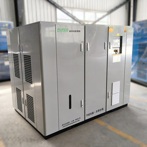 380V 15 <b>Bar</b> Rotary Screw Air Cooled Stationary Air Compressor <b>Pump</b> 15Kw 900/1200 Cfm 200L Pufco Brand Engine Motor Bearing 5 - Product Image 1