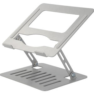Support pliable pour ordinateur portable en alliage d'aluminium, réglable en hauteur, avec refroidissement, support portable pour tablette, pour le bureau et la maison - Product Image 1