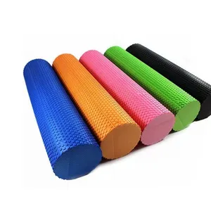 Free Sample Custom Logo Eva Fitness Foam Roller Exercise High Density Massage Deep Muscle Yoga Foam Rollers