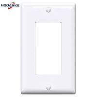 Plaque murale décorative standard américaine 1, 2, 3 ou 4 modules pour prise GFCI, prise USB ou interrupteur d'éclairage