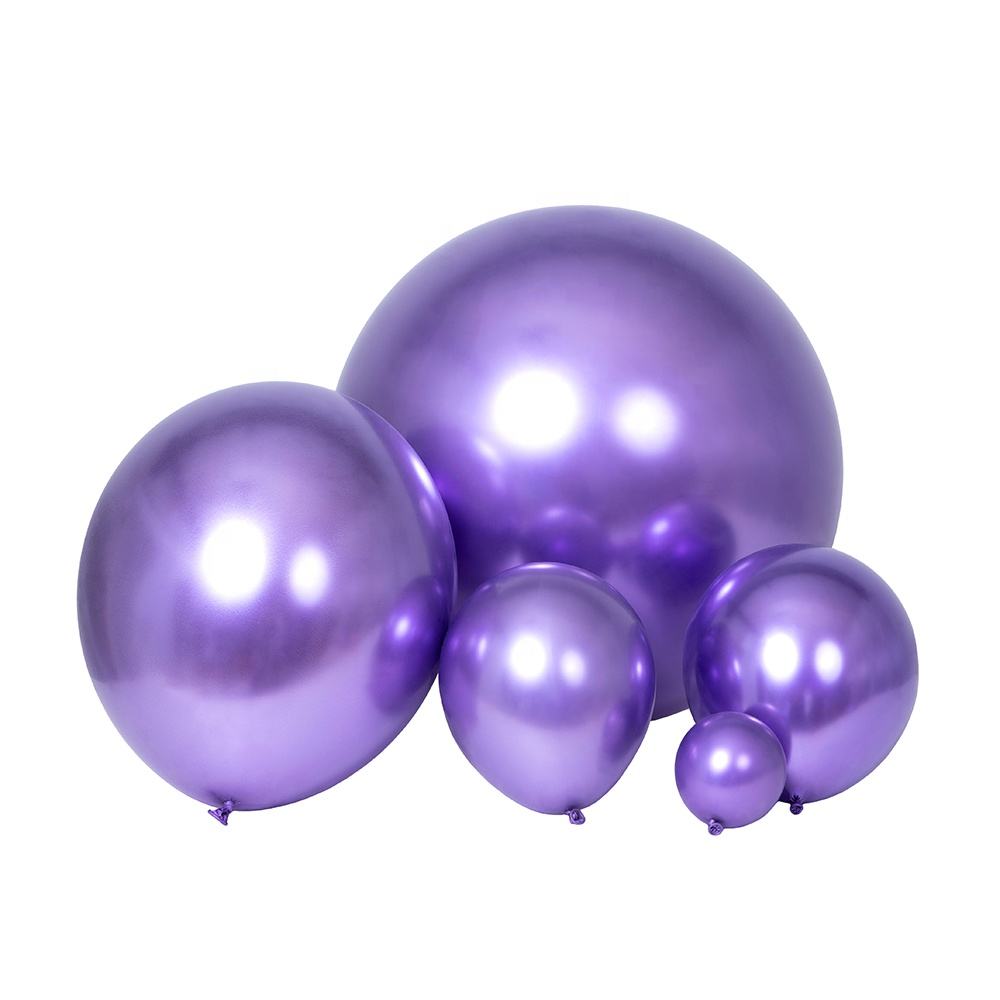 12 Inch Helium Chrome Globos Metalizados Metalicos Para Fiesta Globos Al Por Mayor Latex Party Decoration