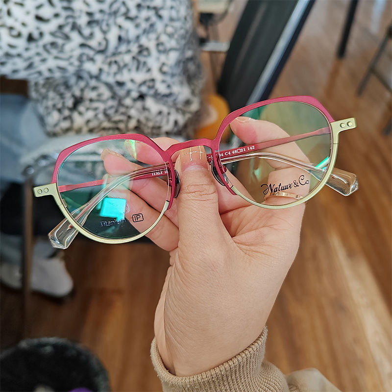 Eyeglass Frames Design Optics Sunglasses High End Titanium Frame