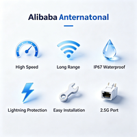 CF-WA973 Access Point WiFi 7 per Esterni con Antenna ad Alto Guadagno a Lungo Raggio, IP67, Alimentato PoE per Layout di Rete in Cantieri Edili e Aree Minerarie