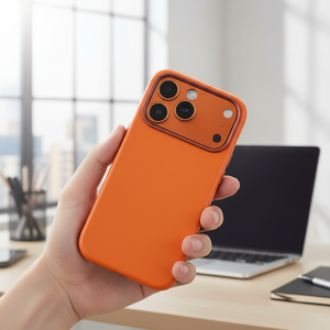Funda <span class=keywords><strong>de</strong></span> Cuero Genuino para Teléfono, Funda Protectora Delgada a Prueba <span class=keywords><strong>de</strong></span> Golpes para <span class=keywords><strong>iPhone</strong></span>, Funda <span class=keywords><strong>de</strong></span> Cuero para <span class=keywords><strong>iPhone</strong></span> 17 Pro Max - Product Image 1