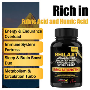 Integratore Erboristico 8-in-1 in Capsule: Estratto di Shilajit dell'Himalaya, Fungo Chaga e Complesso di Magnesio per il Sollievo dalla Fatica e il Sistema Immunitario - Product Image 3