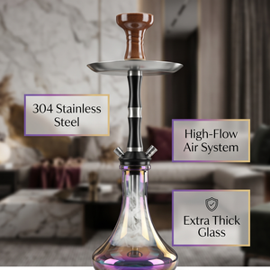 Stainless Steel Hookah High-Grade Quality Large Arabic Hookah Shisha - Product Image 1