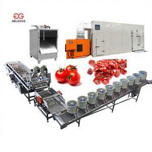 Línea de Procesamiento de Fresas, Plátanos, Patatas, Melocotones Secos y Batatas con Cortadora, Motor PLC y Acero Inoxidable de Alta Calidad - Product Image 1