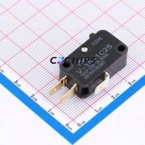 V-15-1C25 Limit Switch Switch Single Pole Double Throw Round Plunger 125V 250V - Product Image 1