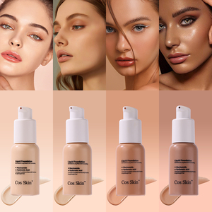 Biểu Tượng Tùy Chỉnh 30Ml Bảo Hiểm Đầy Đủ Khoáng Sản Không Thấm Nước Làm Trắng Kem Che Khuyết Điểm Matte Nền Tảng Chất Lỏng Trang Điểm Cho Da Đen - Product Image 5