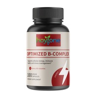 Cápsulas de Complejo B Optimizadas de Marca Privada OEM, 8 Formas con Metilfolato, Metil B12, Biotina y Colina para Apoyo Energético y de Bienestar