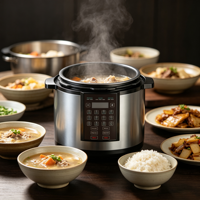 Autocuiseur Électrique Intelligent à Commande Unique pour Cuisson de Riz, Soupe, Gâteau, Fufu – Pot de Cuisson OEM ODM pour Cuisine