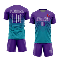 Vêtements de sport, nouvelle arrivée, uniforme de football, vêtements d'équipe, logo personnalisé, couleur, best-seller, unisexe, manches courtes, séchage rapide, en solde