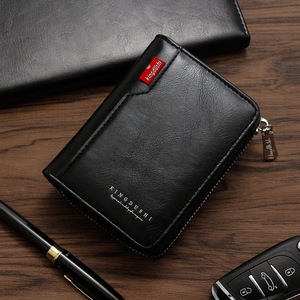 Vintage PU Leather <strong>Trifold</strong> <strong>Wallet</strong> for Men with Multiple Card Slots RFID Blocking <strong>Wallet</strong> - Product Image 1
