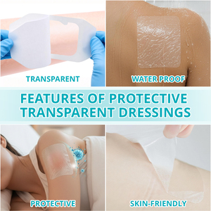 อีเลเมย์ แผ่นปิดแผลใสกันน้ำ ขนาด 3.9x4.7 นิ้ว ป้องกันการแพ้ ไม่ระคายเคืองผิว ระบายอากาศได้ดี พร้อมกาวในตัว - Product Image 5