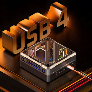 Mini <span class=keywords><strong>PC</strong></span> AMD R7 8845HS Radeon 780M USB4 2 * DDR5 2*2.5G LAN WiFi6 Win11 Pro Micro Gaming Computer - Product Image 3