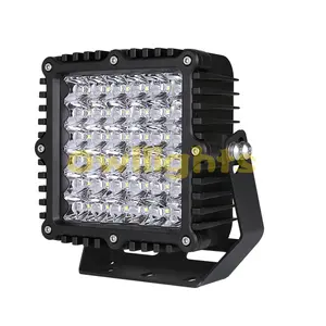 Oto Parçaları 9 inç 360 W LED Sürüş Işık Kare Nokta Yüksek Güç LED İş Işık 4x4 off road SUV 4WD Wrangler