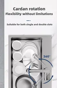 201 Edelstahl Küchenarmaturen-Wasserhahn herausziehbarer einziehbarer Waschbecken-Wasserhahn