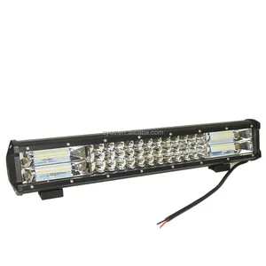 45CM White yellow double colour strobe 252W High Quality Auto Industry Truck Suv 4wd Led Work Light Bar off-road roof light