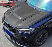 Capó de Fibra de Carbono PU al por Mayor para BMW X5M F95 X6M F96 X5 G05 X6 G06 AE, Kit de Carrocería