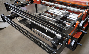 HENER Fabrik T4 T5 Dachplatten-Herstellungsmaschine Trapezförmige Wandblech-Doppeldeck-Profil IBR Dachschicht-Rollformmaschine - Product Image 2