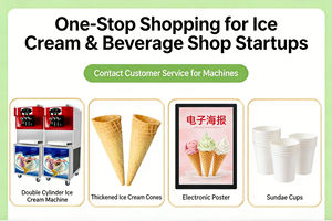 Polvo para Helado para Máquina, Mezcla de Polvo para Helado Suave, <span class=keywords><strong>1</strong></span> kg, Flujo Optimizado para Máquina, Sin Obstrucciones, Fácil de Limpiar - Product Image 6