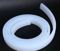 Bande de silicone blanche carrée pour bannière publicitaire, boîte lumineuse, garniture de bordure en tissu, bandes de couture pour véhicules, boîtes lumineuses à cadre clip