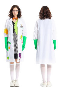 Disfraz de Científico Loco Familiar para Halloween, Vestido de Fiesta con Capa para Niños, Ideal para Carnaval y Festivales - Product Image 3