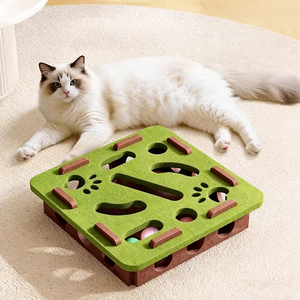 Juguete de Fieltro de Lana Ecológico para Gatos, Juego de Escondidas, Ejercicio y Diversión, Estimula los Instintos de Caza - Product Image 2