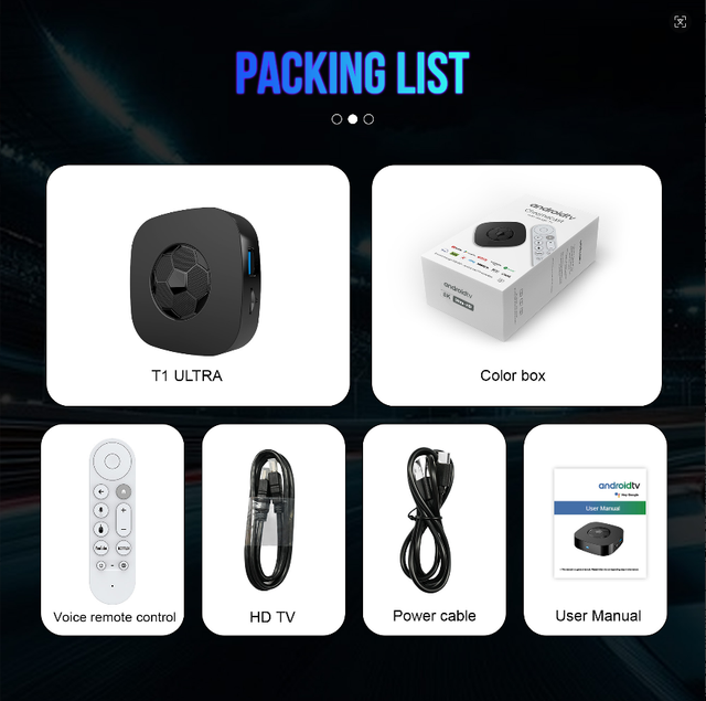 T1 Ultra Four Core Network Set-top Box 8K Hd Tv Box Dual-band Wifi6 Android 14