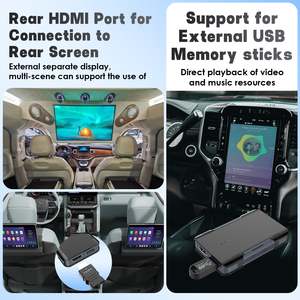 Boîtier universel Youtube Netflix Android media ai sans fil carplay pour voitures - Product Image 6