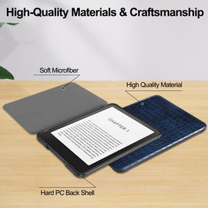 Étui de protection haut de gamme en cuir de crocodile pour <span class=keywords><strong>Kindle</strong></span> 7 pouces 2024 et <span class=keywords><strong>Kindle</strong></span> <span class=keywords><strong>Paperwhite</strong></span> 12 - Product Image 4