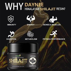 Gomitas de Resina de Shilajit del Himalaya Daynee, Suplemento Herbal para Adultos, Rico en Más de 85 Minerales Traza, Refuerzo Inmunológico - Product Image 6