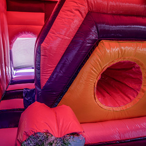 Casa Inflable Grande <span class=keywords><strong>de</strong></span> Princesa Rosa para Niños, Castillo Inflable con Tobogán, Casa <span class=keywords><strong>de</strong></span> Brinco Inflable para Fiestas - Product Image 4