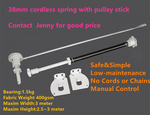 Cordless Built-in Spring Tension System Without <strong>Cords</strong> or Chains Window <strong>Blind</strong> Mechanism Safe for Homes with Children and Pets - Product Image 5