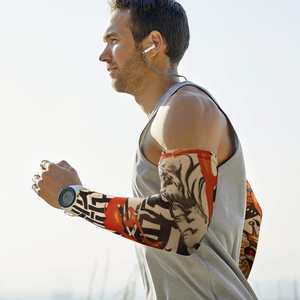 Foto Multi-colore del <span class=keywords><strong>tatuaggio</strong></span> maniche del <span class=keywords><strong>braccio</strong></span> belle arti del corpo per gli uomini e le donne Uv protezione del blocco solare per le feste di attività Ourdoot - Product Image 2