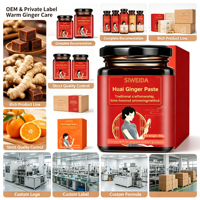 Pâte de Gingembre Huai Cassonade Herboristerie Boisson Chaude Instantanée 300g OEM ODM Marque Privée Formule Sur Mesure