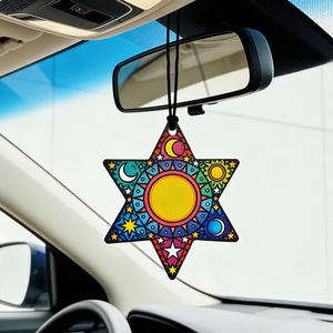 Ambientador de papel a <span class=keywords><strong>precio</strong></span> de fábrica, fragancia personalizada, dibujos animados bonitos duraderos, varios diseños coloridos, ambientadores de coche propios, papel - Product Image 3