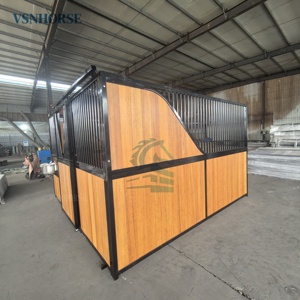 Bán nóng thép mạ kẽm ngựa ổn định phong cách tre WPC chất độn hộp ngựa v-yoke thiết kế cửa trượt - Product Image 3