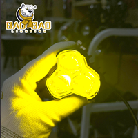 7 modèle Mini conduite antibrouillard moto lumières blanc jaune double couleur Flash rouge bleu avertissement Polic lumière phare phare