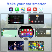 CARUPEZ Interface multimédia sans fil portable Apple Carplay Nissan 370Z 2010-2019 Lecteur radio Navigation Caméra de recul Android