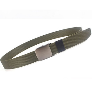 Venta caliente hebilla automática de lona para hombre versión coreana informal del cinturón de poliéster transpirable simple para deportes al aire libre - Product Image 6