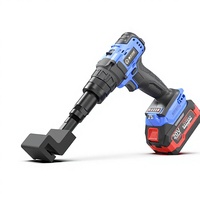 Perceuse électrique sans balais 20V pour charnières industrielles, batteries au lithium, poinçonnage de portes et fenêtres en aluminium, et ouverture de trous