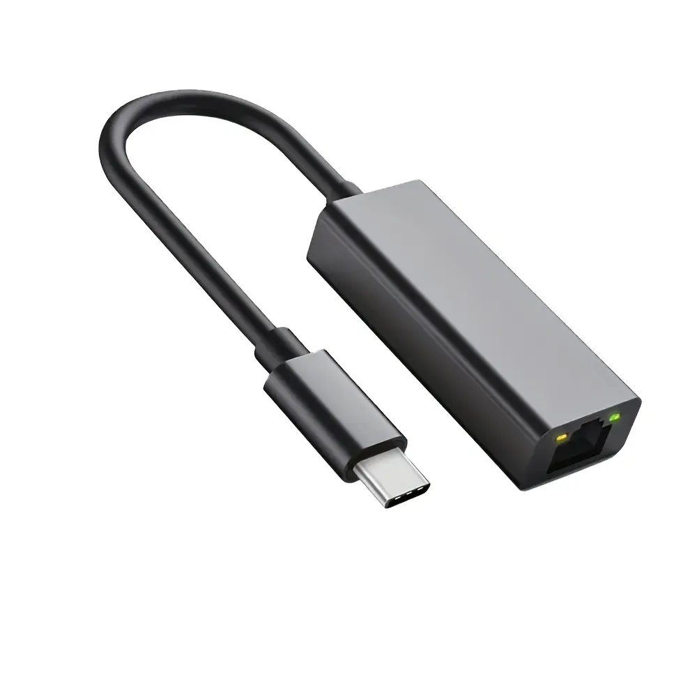 उच्च गति 1000 एमबीपीएस नेटवर्क कार्ड USB-C प्रकार c से rj45 la gigabbt ethnet केबल एडाप्टर