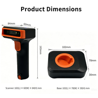 Lecteur de codes-barres portable JINGXIN pour la lecture de codes EAN13, UPC Code128, QR, PDF417, DataMatrix pour les librairies et les magasins de musique