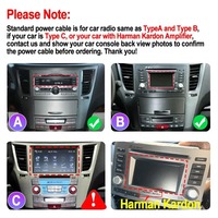 Autoradio 9,7 pouces pour Subaru Outback 2009-2016, CarPlay sans fil, Android Auto, Mirror Link, GPS Navi, DSP, stéréo, 4G